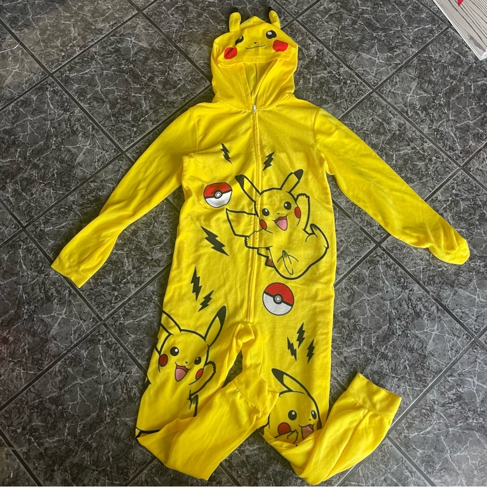 Pikachu Yellow Kids One Piece